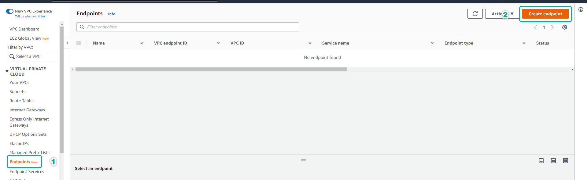 Create Endpoint ssm :: WORK WITH AMAZON SYSTEM MANAGER - SESSION MANAGER